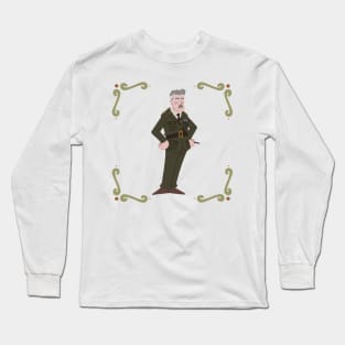 Grumpy War Captain - BBC Ghosts Long Sleeve T-Shirt